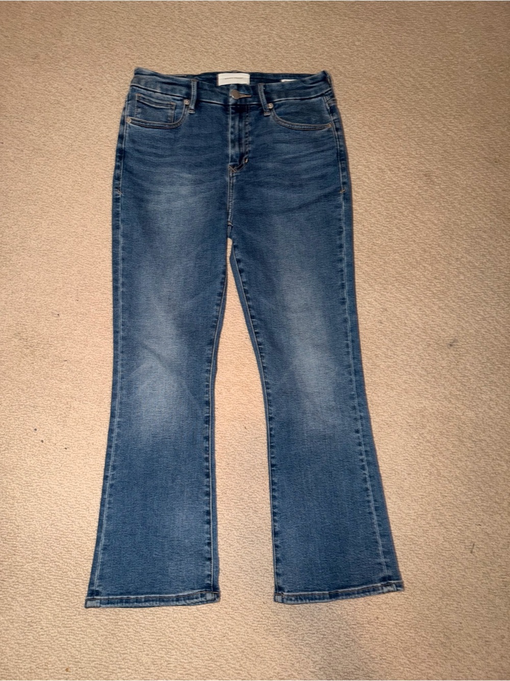 Dear John Mid-Blue Flare Jeans
